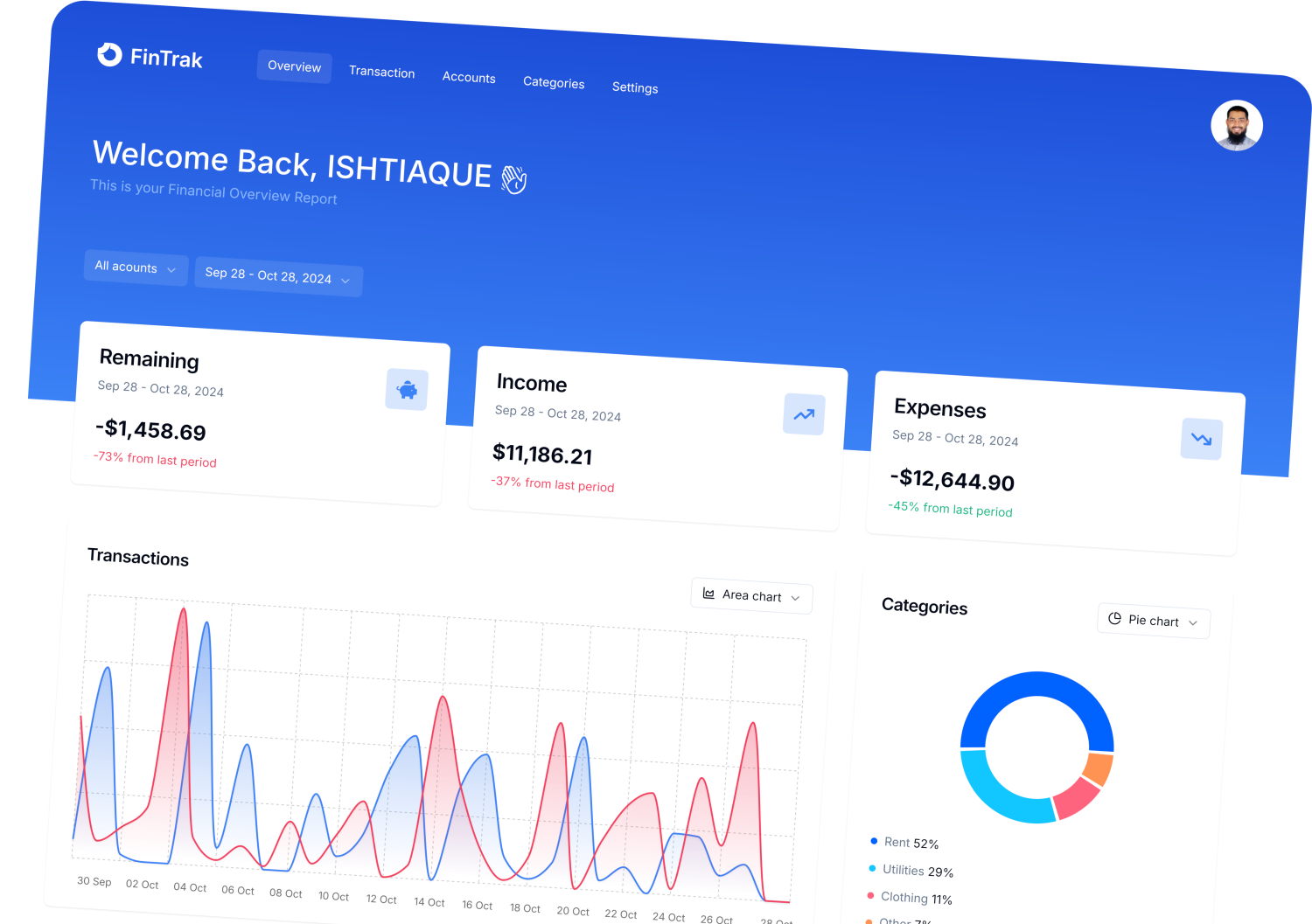 FinTrak: Smart Finance, Simplified